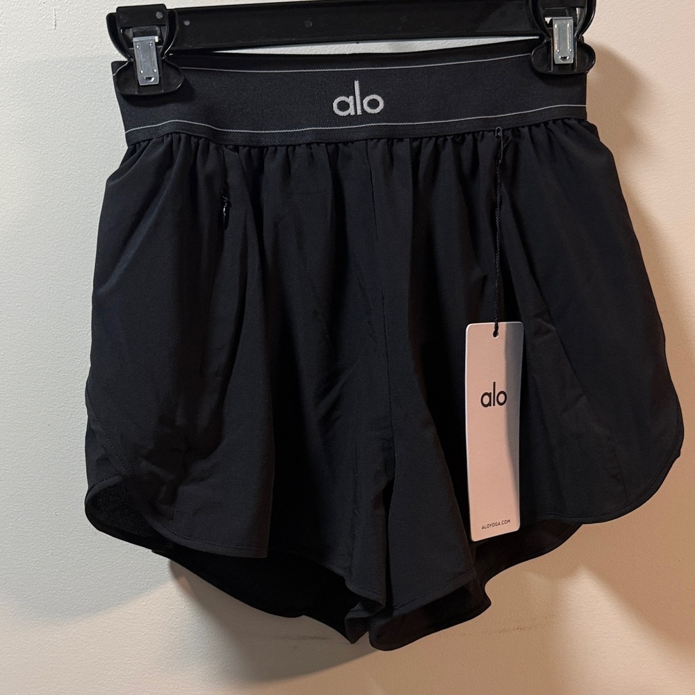 ALO Yoga Women's Athletic Black Shorts